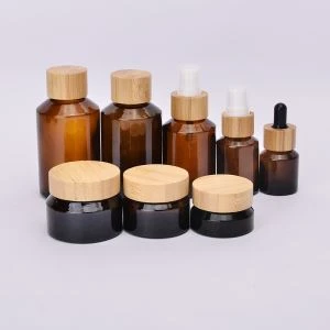 30 ml butelka z kroplomierzem ze szkła bambusowego